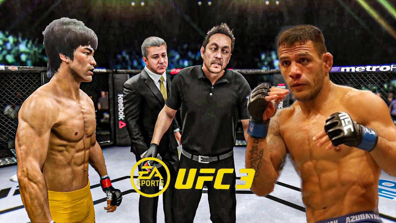 Bruce Lee vs Rafael Dos Anjos   EA Sports UFC 3   Epic Fight 🔥🐲