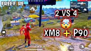 Duo Vs Squad 16 Kills Best XM8 And P90 Gameplay - Garena Free Fire