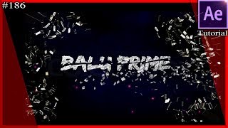 Text Shattering - After Effects tutorial