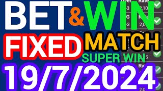 TODAY CORRECT SCORE PREDICTIONS 19/07/2025/FOOTBALL PREDICTIONS TODAY/SOCCER BETTING TIPS/SURE TIPS.