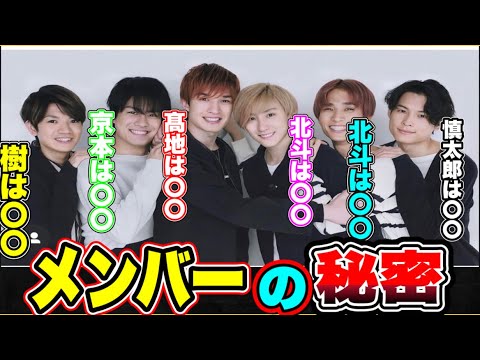 SixTONESにメンバーの秘密聞いたらあの人の秘密が面白過ぎたw