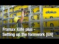 Framed formwork Framax Xlife plus - Setting up the formwork [EN]