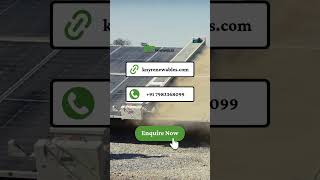 The Renewa Solar Cleaning Robot offers a smarter solution for medium and large-scale solar farms.