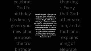 What “Happy Birthday” REALLY Means in Christianity | Hidden Spiritual Meaning Explained