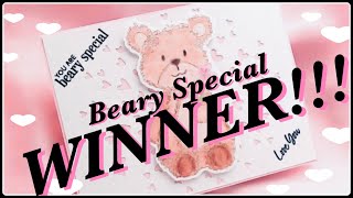 Beary Special Giveaway Winner!!!