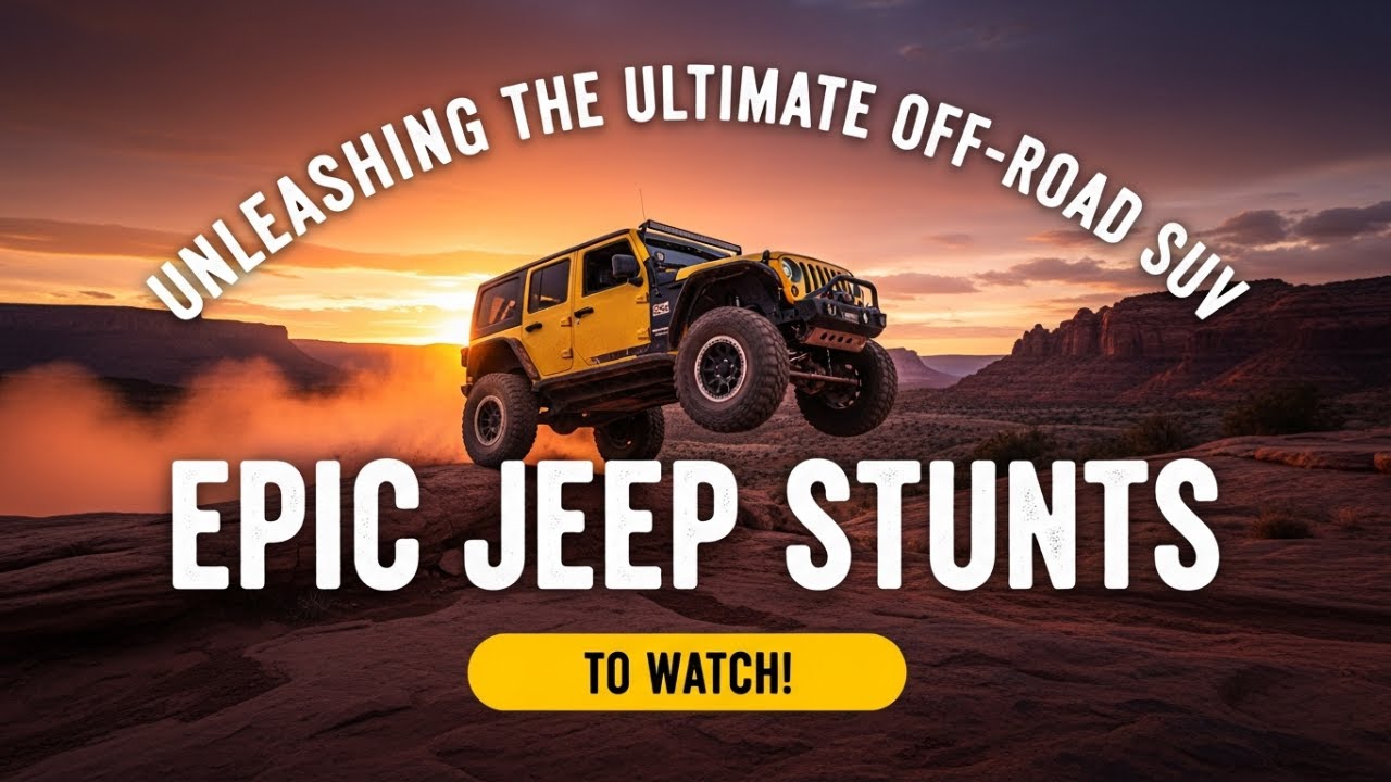 Unleashing the Ultimate Off-Road SUV: Epic Jeep Stunts to Watch! - YouTube