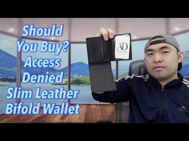 Access Denied Men's Vegan Bifold Wallet