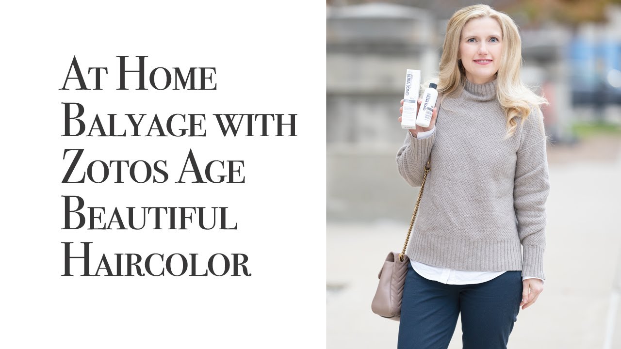 At Home Balayage with Zotos Age Beautiful Ultra Bond Haircolor
