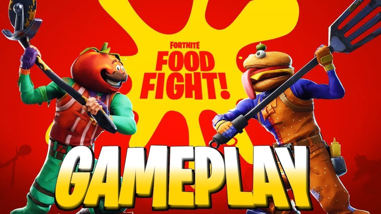 Fortnite Food Fight!! Epic Kills!! A Glitch At The End Of The Match!! 800 Subscriber Special!!