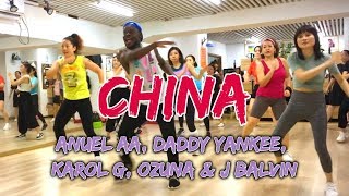 Anuel AA, Daddy Yankee, Karol G, Ozuna & J Balvin - China | ZUMBA | BEN