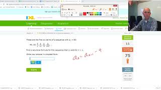 ixl alg2 CC.8 Write a formula for a recursive sequence v20.10a