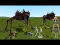 Nightmare CATNAP(POPPY PLAYTIME 3) VS Roblox Innyume Smiley VS All ZOONOMALY MONSTERS FAMILY