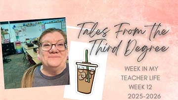 Week in My Teacher Life Week 12 2025 2026 // Back From Fall Break!