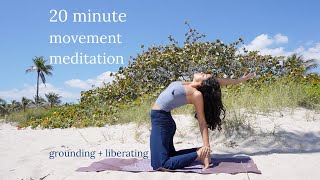 20 Minute Movement Meditation Yoga Grounding Liberating