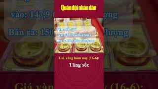 Giá vàng hôm nay (16-6): Tăng sốc