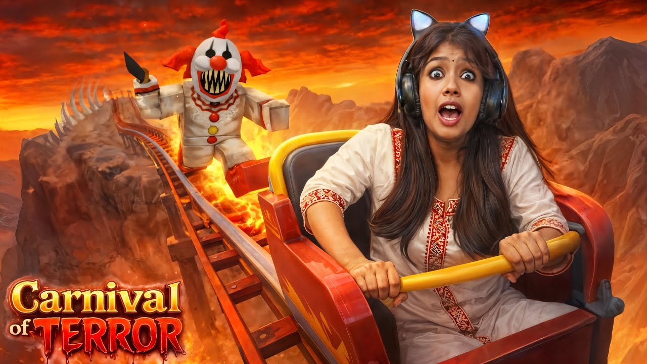I Tried Impossible Escape Challenge In ROBLOX CARNIVAL OF TERROR 😱 !