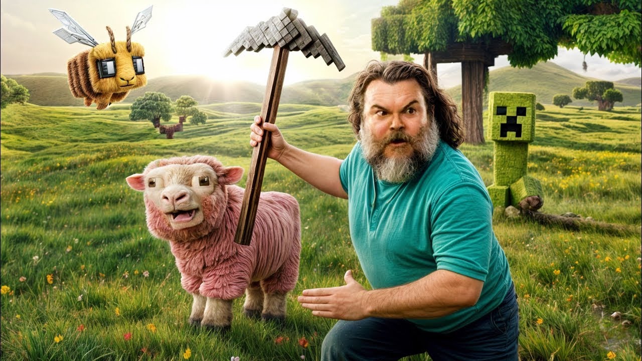 Мужчина находит портал и перемещается в мир Майнкрафта | Minecraft в Кино | Краткий Пересказ Фильма