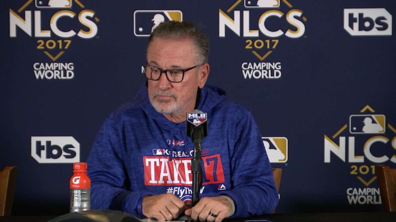 Joe Maddon ejected for second time in NLCS, umpire admits call was wrong