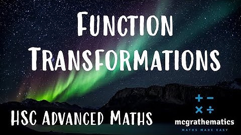 Function Transformations Crash Course! | HSC Advanced Mathematics