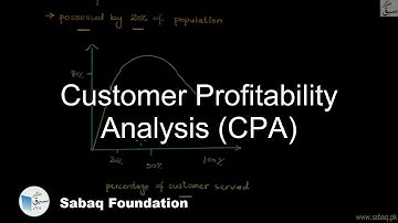 Customer Profitability Analysis (CPA), Accounting Lecture | Sabaq.pk