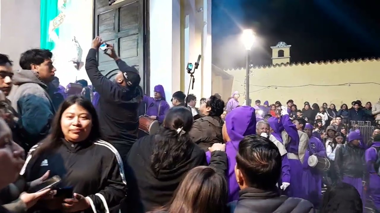 Procesión de la Virgen de Dolores de Santa Inés #cuaresma #tradiciones #semanasanta