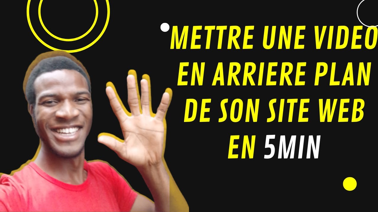 Comment Mettre une vidéo en arrière plan de son site Web? - YouTube