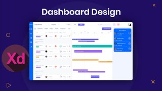 Task Manager #Dashboard 2020 | #WorkPlan Dashboard #UIDesign in #AdobeXD