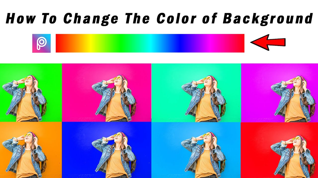 How To Change The Color of Background in Picsart Mobile Tutorials