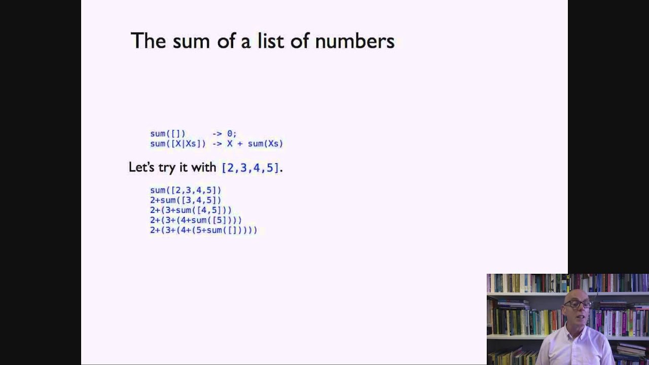 Week 2 1.4 Defining functions over lists (part 1) - YouTube