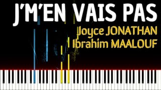 J'm'en vais pas - Joyce JONATHAN / Ibrahim MAALOUF (PIANO TUTO) #pianotutorial