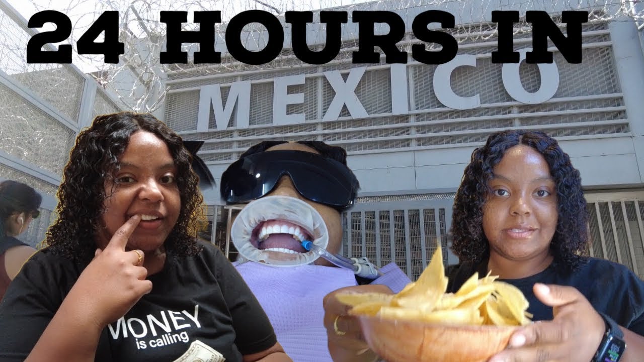 24 hours in Tijuana, Mexico  GETTING OVER THE BOARDER, GETTING VENEER FIXED, EATING AND MORE