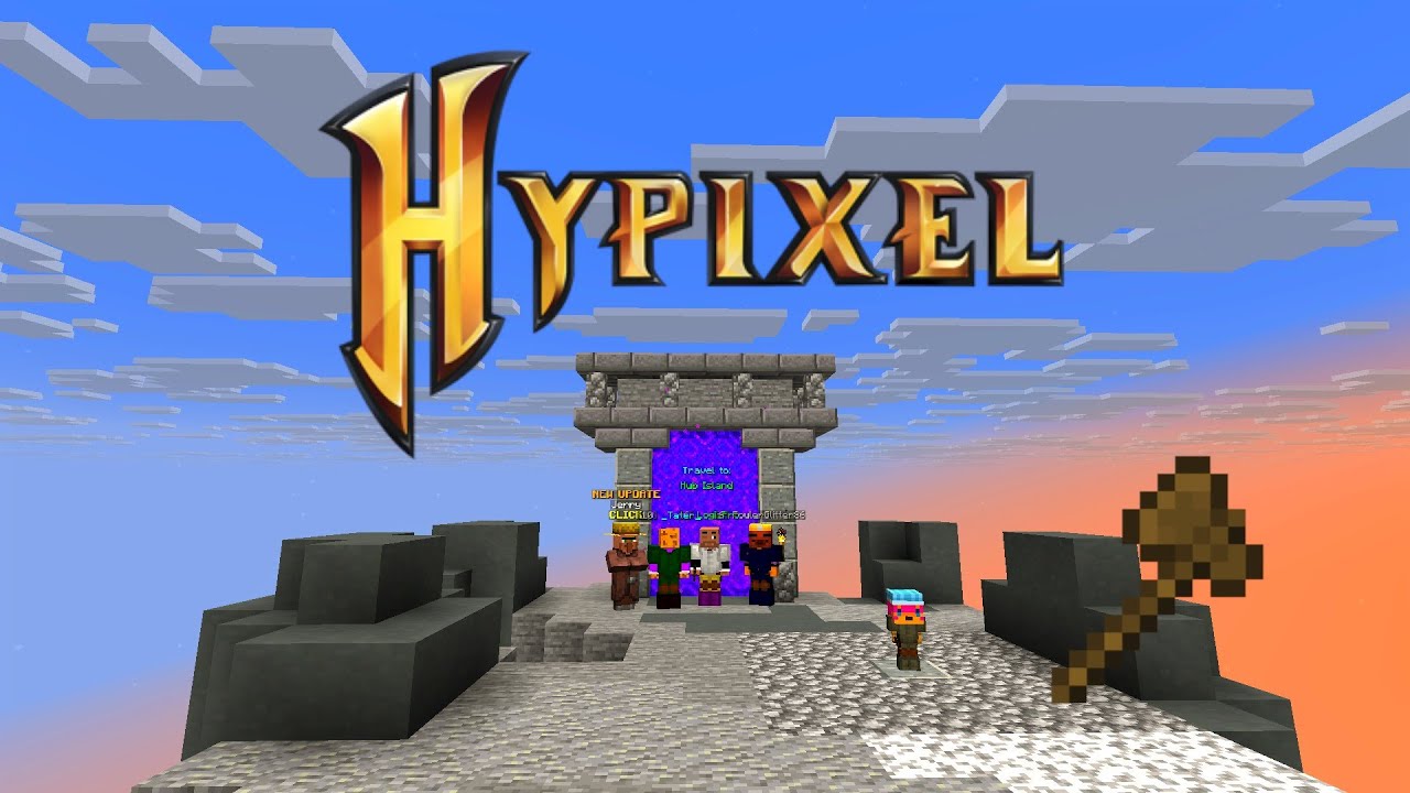 Blind Dad Playing HyPixel SkyBlock
