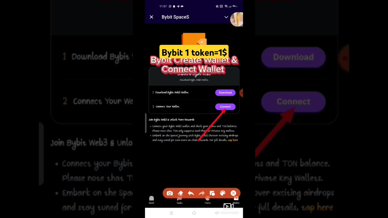 Bybit Spaces Telegram Airdrop Bot 💯 Verified | Withdraw Bybit Exchange 💱 | Bybit Bot All information