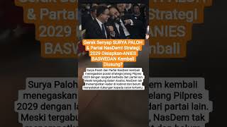 SURYA PALOH \u0026 Partai NasDem! Strategi 2029 Disiapkan #viralvideo #shorts