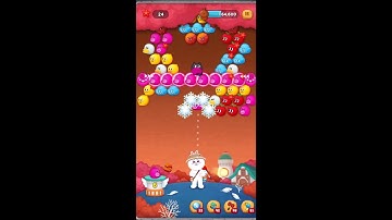 LINE バブル2　STAGE 1836　銀コニー　アイテムあり　×1.5　Silver Cony　LINE BUBBLE 2