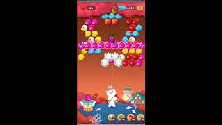 LINE バブル2　STAGE 1836　銀コニー　アイテムあり　×1.5　Silver Cony　LINE BUBBLE 2 screenshot 1