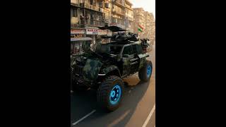 Sudden Attack in city Street 😱 Giant Military SUV Transformation &amp; Firepower