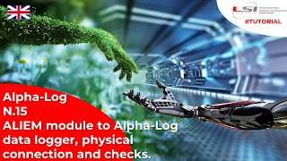 Alpha-Log #15 - ALIEM module to Alpha-Log data logger, physical connection and checks