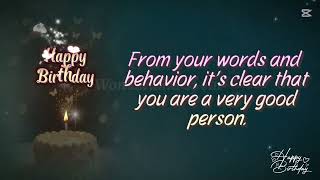 Heart Touching Birthday Wish 💖 | Beautiful Birthday Message for Someone Special 🎂✨