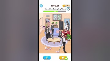 Annoying Puzzle Game - Level 31 - Miss and her Backup Boyfriend.