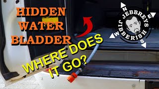 Hidden Water Bladder in Toyota Land cruiser