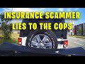 INSURANCE SCAMMER LIES TO COPS DON&#39;T SEE MY DASHCAM | Idiots In Cars, Brake Check, Road Rage 2024