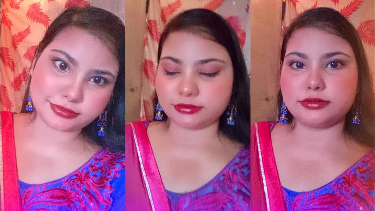 ✨🌺Winter Wedding 🌹💙 Guest  Makeup🎀 Look   | ✨ Flawless Base Makeup🎀 Step-by-Step Tutorial |