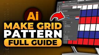 How To Make Grid Pattern in Illustrator (𝟮𝟬𝟮𝟲) | 100% WORKS | NO Yapping, To The Point | FAST & EASY