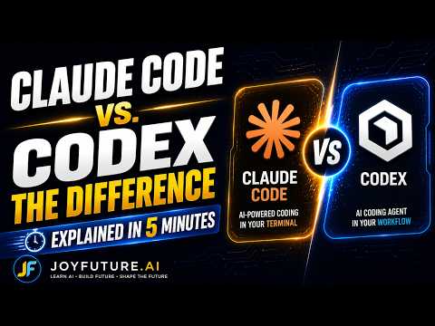 Claude Code vs. Codex: What's the Difference? (Explained in 5 Minutes)