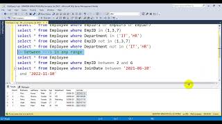 Part-06 | Learn Operators, Wildcards & Switches in SQL | Explained with Examples