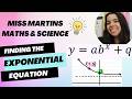 Exponential Function Finding The Equation: Grade 10 Functions