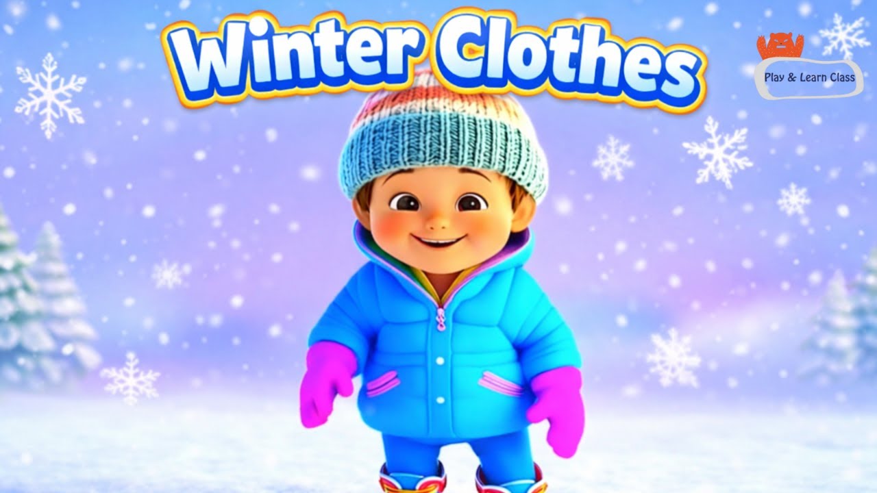 Учимся подбирать зимнюю одежду ❄️ | Обучающее видео для детей и малышей