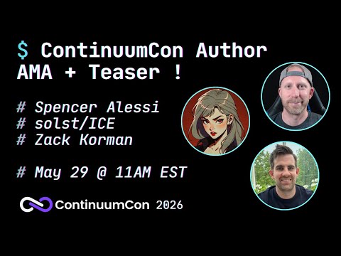 ContinuumCon Teaser: solst/ice, Zack Korman, & Spencer Alessi!!