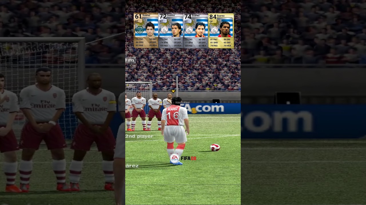Luis Suarez FreeKick In Every FIFA (Part-1)